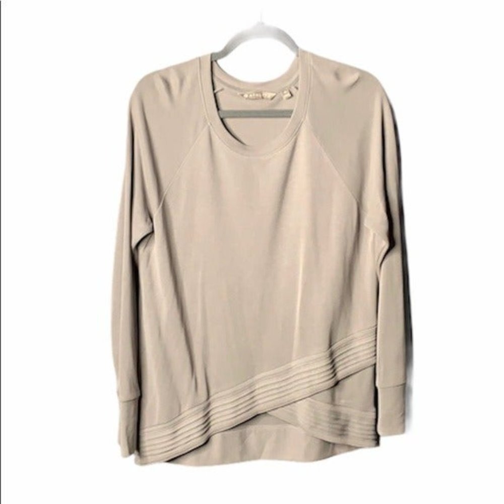 Athleta Criss Cross‎ Long Sleeve Top M